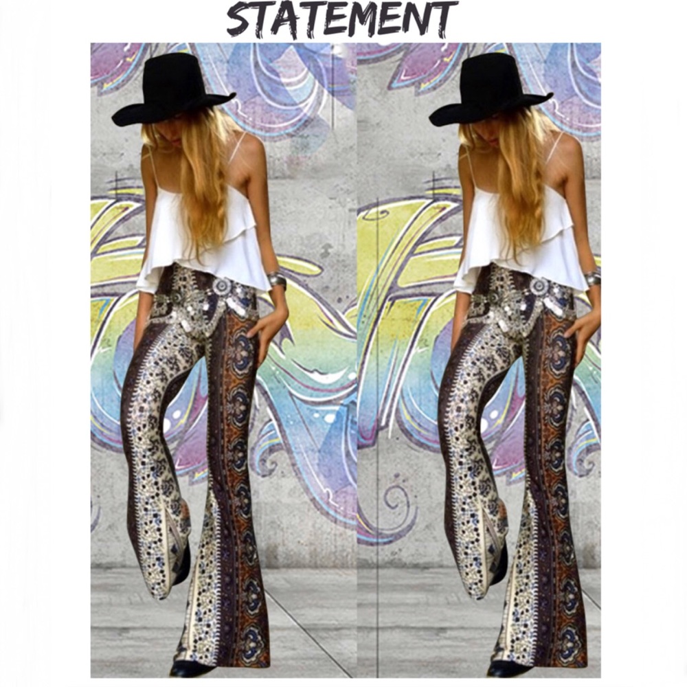 Chocolattemocha Groovy Palazzo Pants